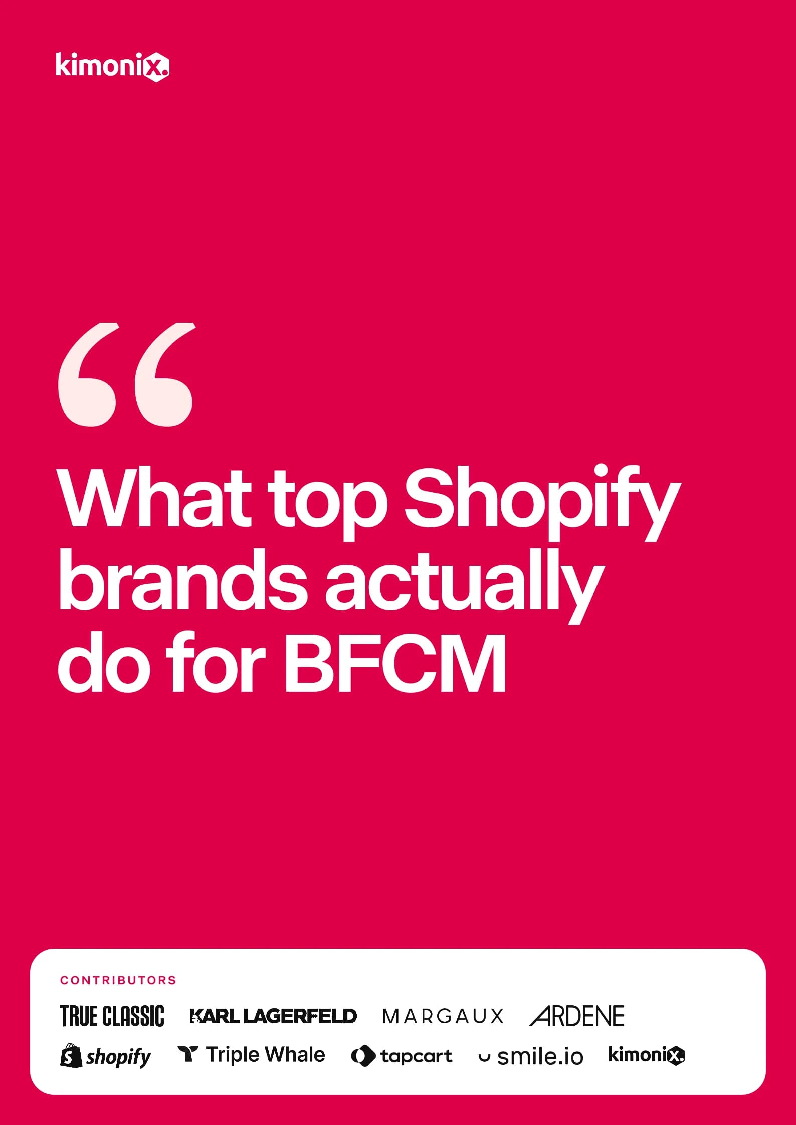 What Top Shopify Brands Actually Do for BFCM cover