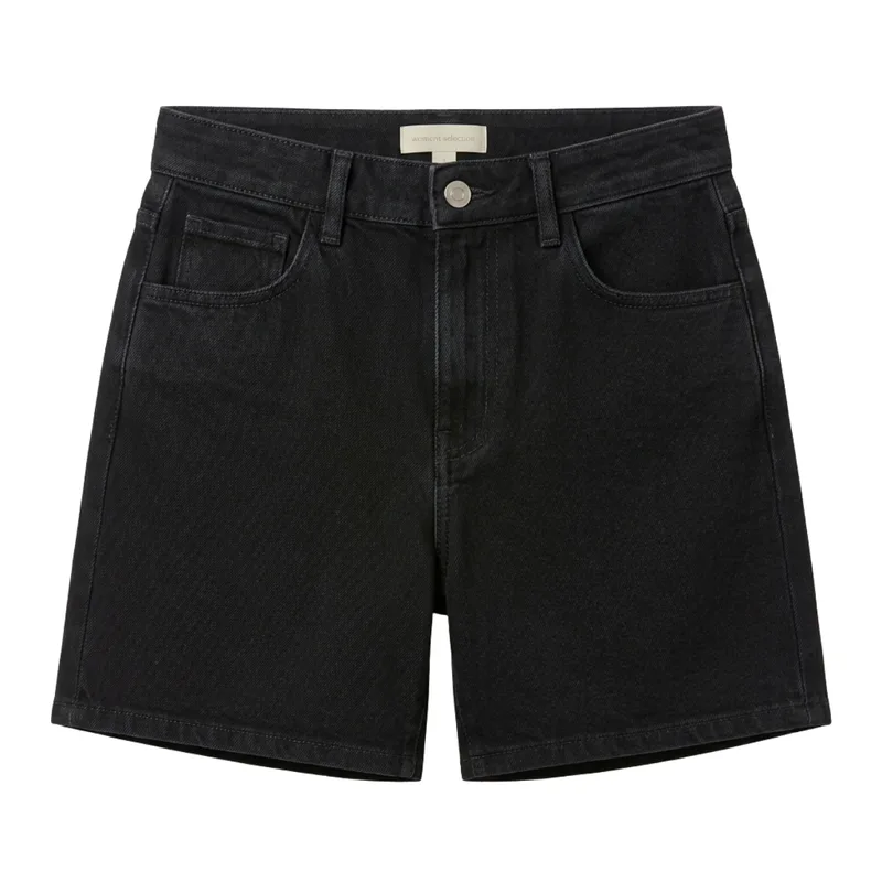 Denim Short, Black